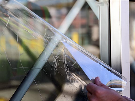 Transform Exterior Glass with Graffiti Protection