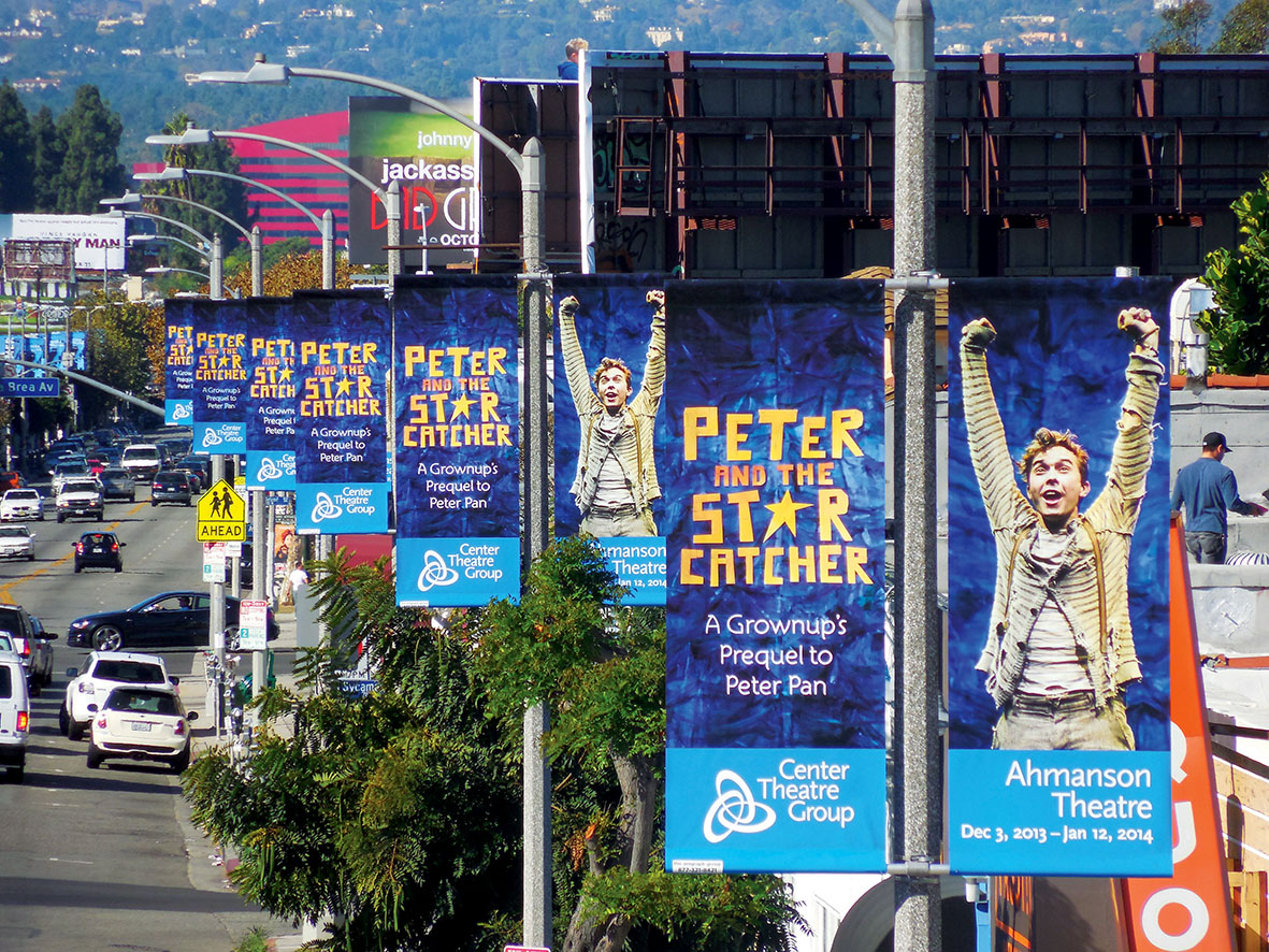 Promote your cultural happenings to millions with city light pole banners from AGMedia